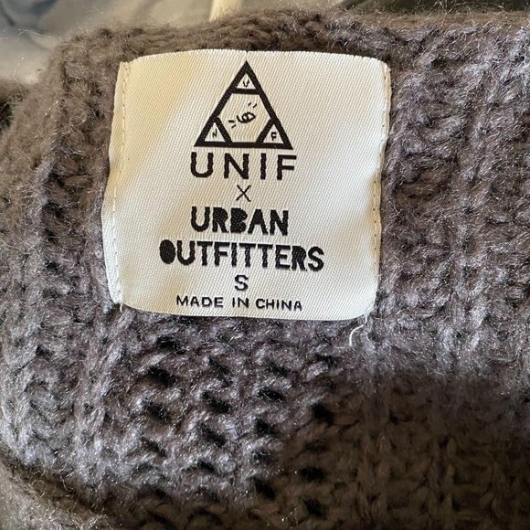 UNIF X URBAN OUTFITTERS Hi Lo CABLE KNIT SWEATER S - Picture 7 of 7